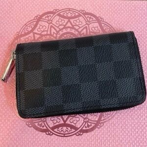 Louis Vuitton - Damier Graphite Zippy Coin Purse Wallet Grey&Black wSilver - NWT